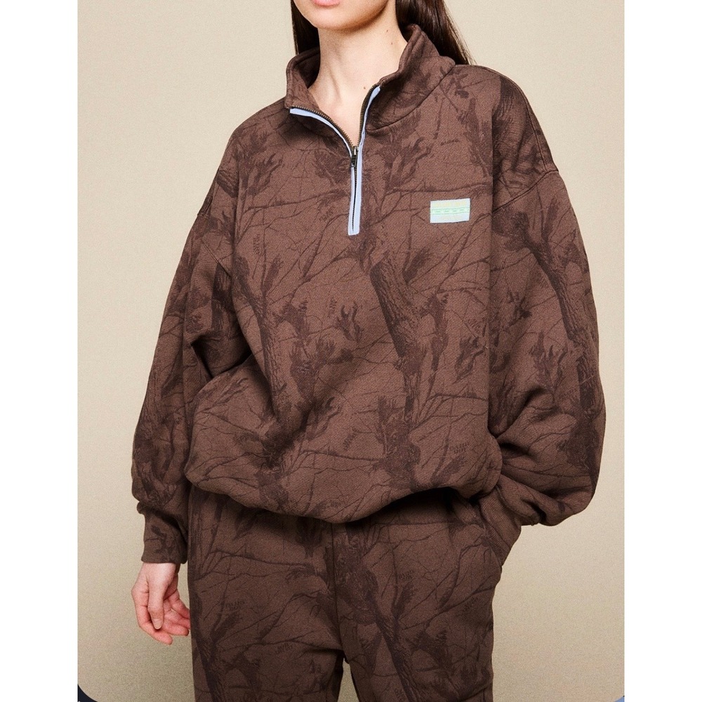Dairy Boy Heritage Half Zip Lowcountry Camo Size L NWT